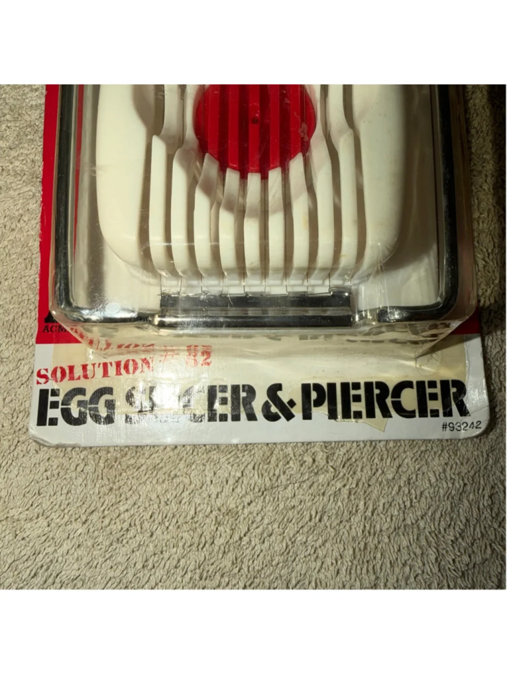 Vintage NOS Acme International Egg Slicer & Piercer Plastic/Metal